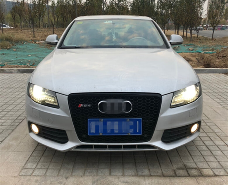 适用于奥迪a4l改装rs4中网091011 12款a4lrs4蜂窝前脸a4l rs4格栅
