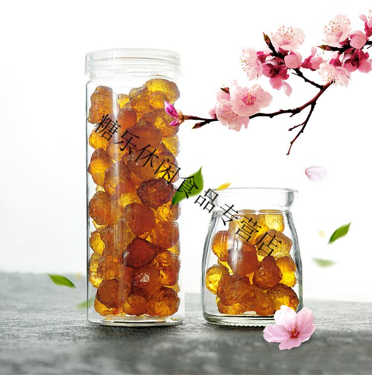 精品大颗粒无杂质一级高山水蜜桃桃胶干净老树桃花泪200g 手工精修