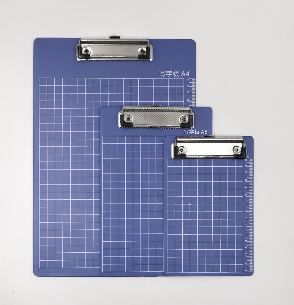 丰棋嘉文件夹a4文件夹板本夹子a6写字垫板硬塑料夹纸板单夹a5票据竖板