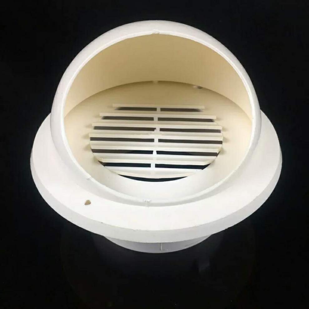 卫生间排气管外墙罩 pvc风帽外墙防风罩油烟机通风口透气帽排风口气罩