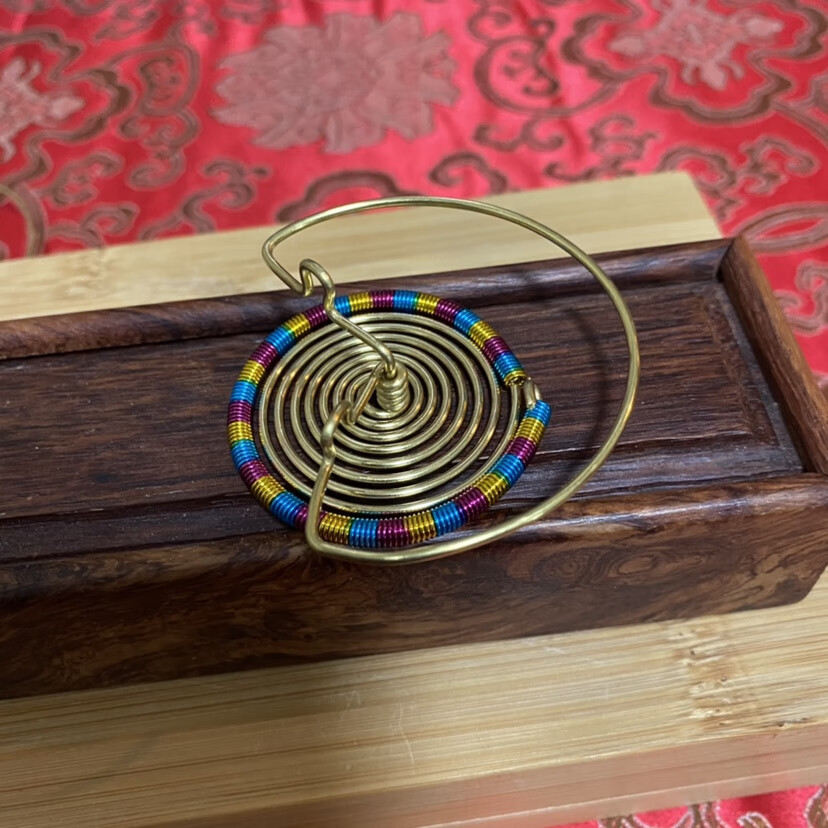 蝈蝈罐葫芦弹簧手工彩簧 手工蝈蝈叫罐弹簧响簧55罐60罐65罐黄铜簧 不