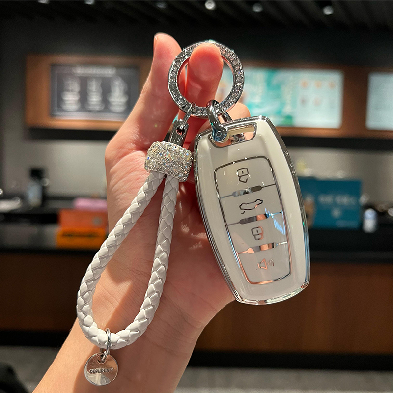 适用于新款长城欧拉好猫汽车钥匙套白猫r1黑猫r2好猫gt版壳扣包女