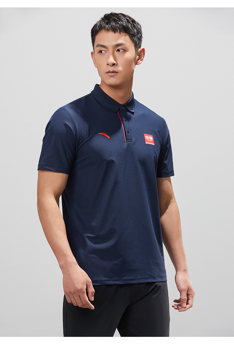 安踏短袖polo衫男2022夏季新款商务简约修身上衣t恤152237115官方旗舰