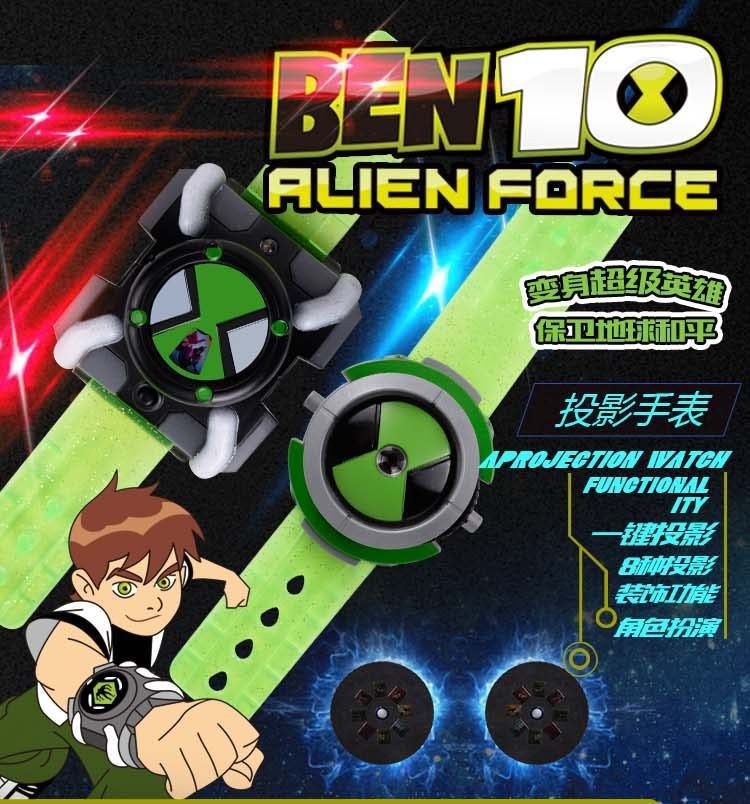 少年骇客手表ben10田小班的变身手表omnitrix手表外星英雄玩具仔616款