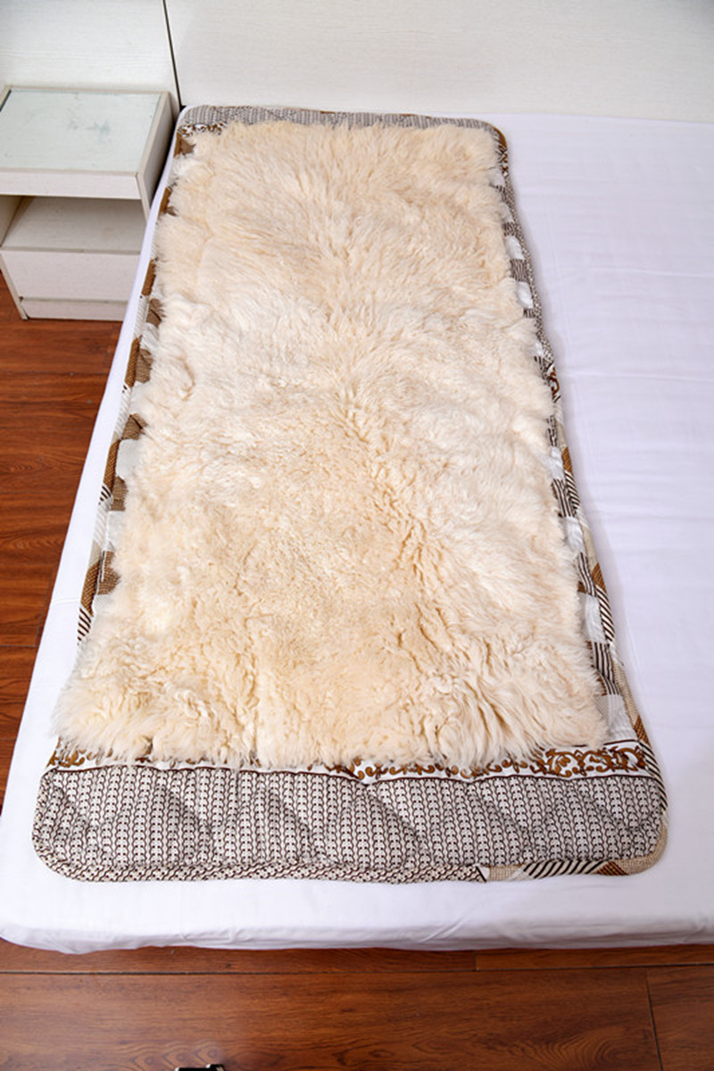 鼎麦毡子床垫羊皮褥子皮毛一体毡子皮单人羊毛垫子床垫床褥子宿舍纯