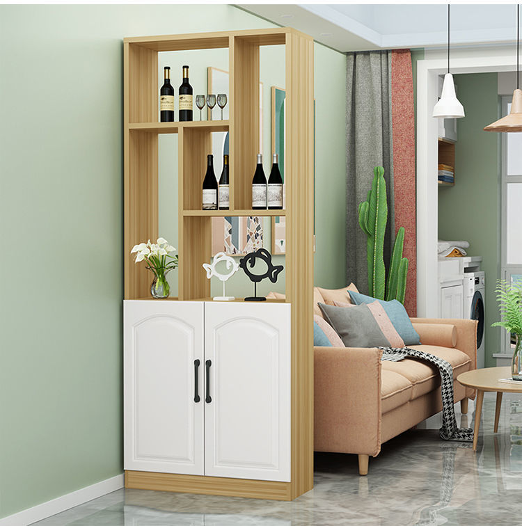 舒格亚2022新款进门玄关柜隔断酒柜客厅家用隔断柜简约现代屏风门厅柜