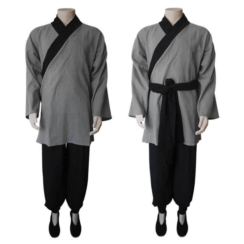 服男农民老百姓古装汉服上衣灯笼裤套装民国清朝农民演出服装店小二服