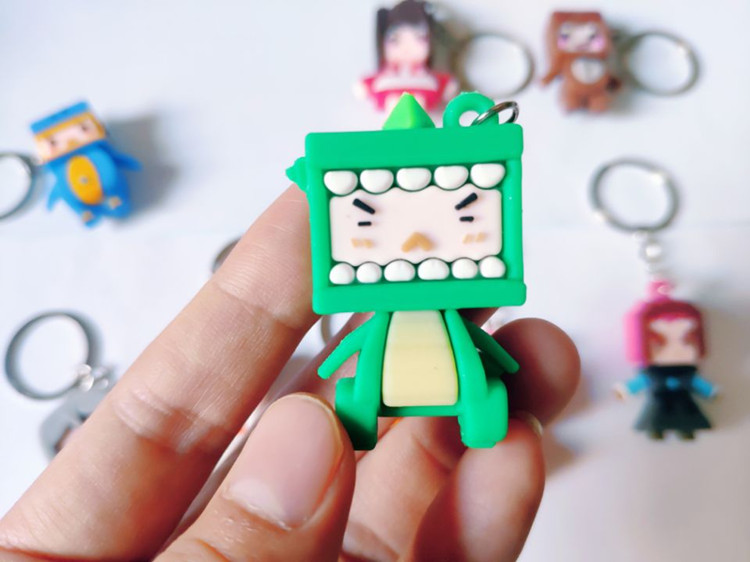 迷你世界水晶公仔橡皮擦透明变色公仔软胶粉丝卡粉丝身份证身份卡