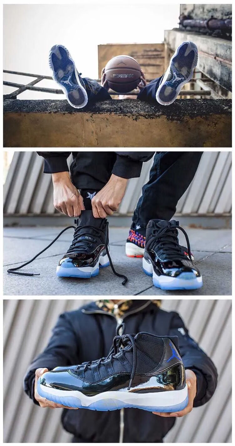 黑红蓝康扣大魔王高低帮男女鞋乔11黑红满天星白蛇酷灰 aj11低帮白金