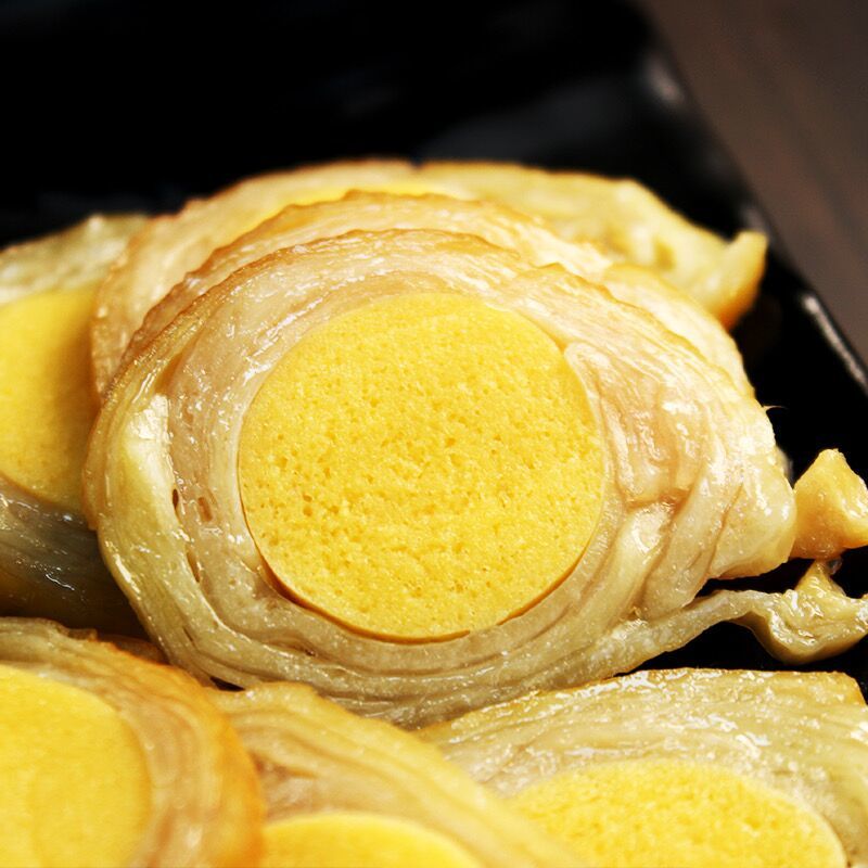 闽南鸭皮卷 特产皮蛋卷酒店特色冷盘私房菜凉菜鲍鱼海鲜卷小吃 鸭皮卷