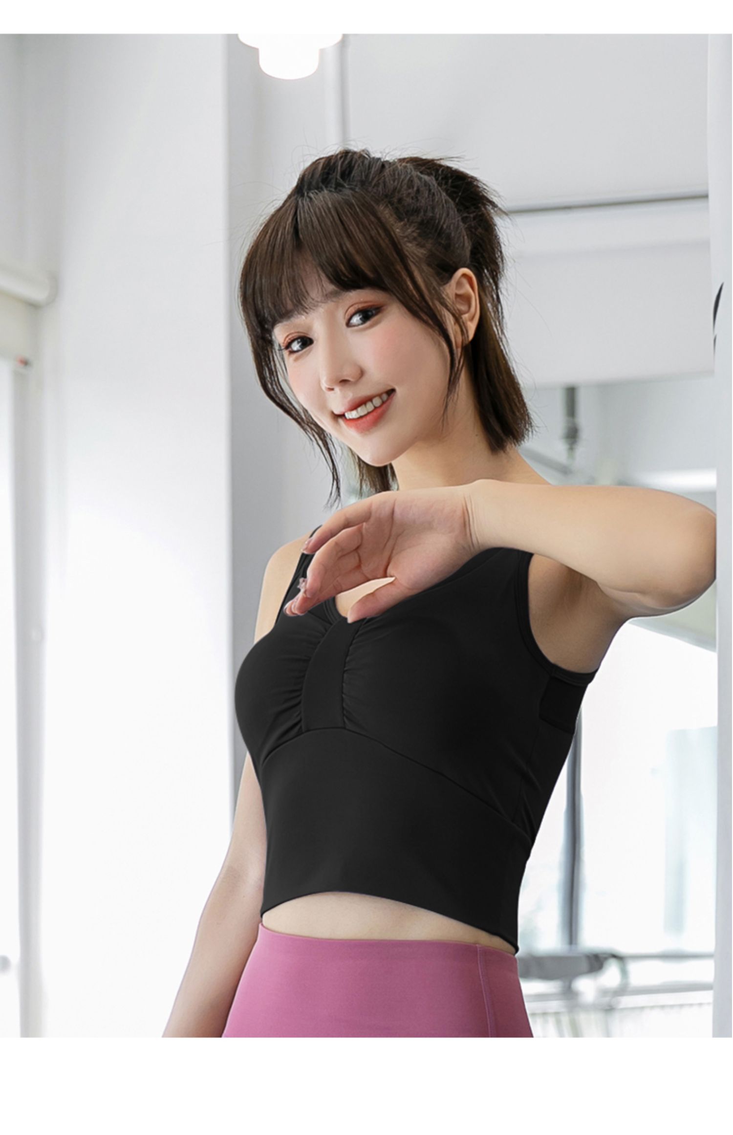 lulu同款运动内衣女防震防下垂跑步健身美背定型聚拢减震瑜伽背心bra