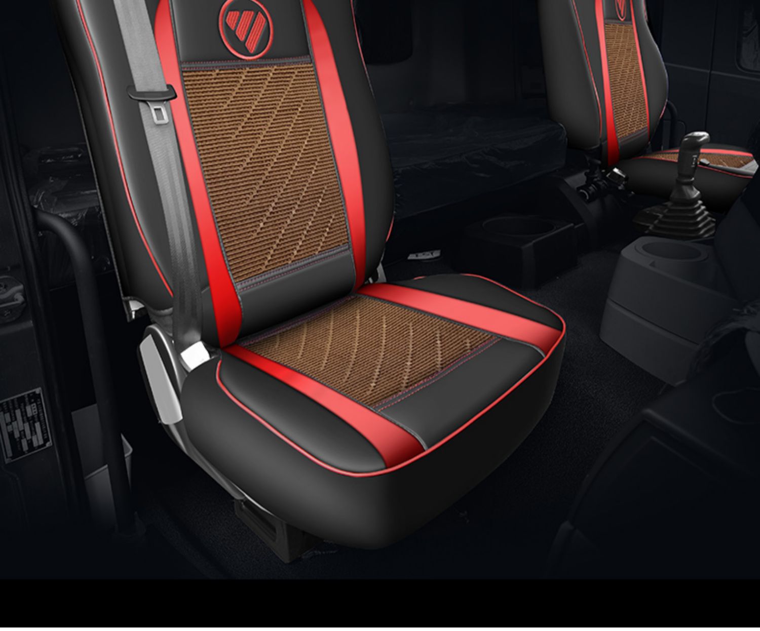 适用于福田欧曼gtl座套四季专用全包etxest坐垫套货车用品内饰装饰