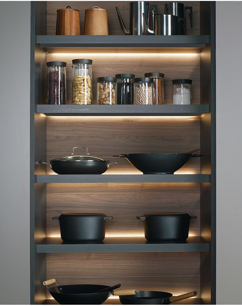 卡帝奢酒柜灯带免开槽衣柜感应明装线条灯柜子层板专用led橱柜灯条