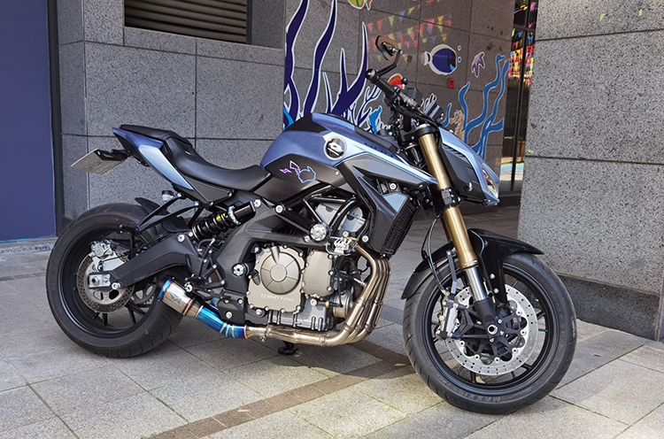 摩托车排气管改装跑车音适用于qjmotor追600追600中段赛600 追600全段