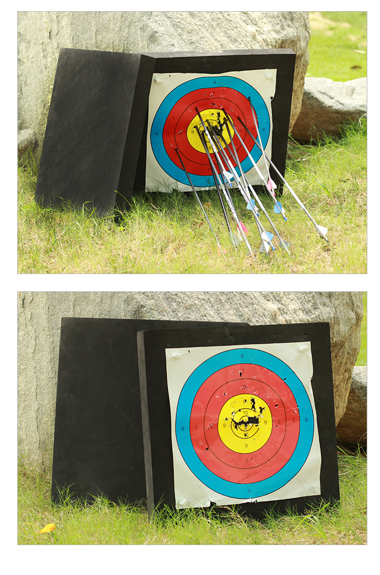 弓箭eva箭靶室内 复合耐用高分子箭靶墙反曲弓传统弓射箭靶子把心