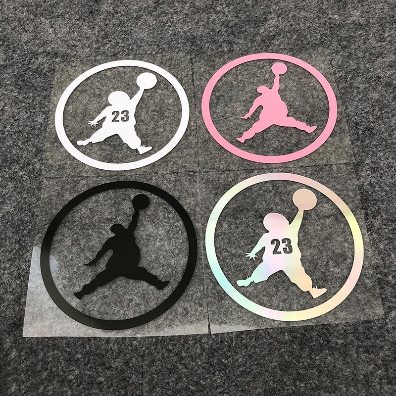 汽车个性创意车贴汽车贴纸搞笑个性创意文字乔丹飞人搞笑个性胖子扣篮