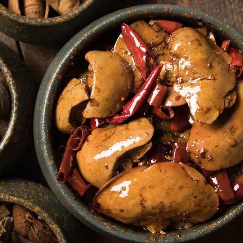 内蒙羊肝熟食新鲜五香卤羊肝红油小肝卤味小吃零食即食熟食下酒菜