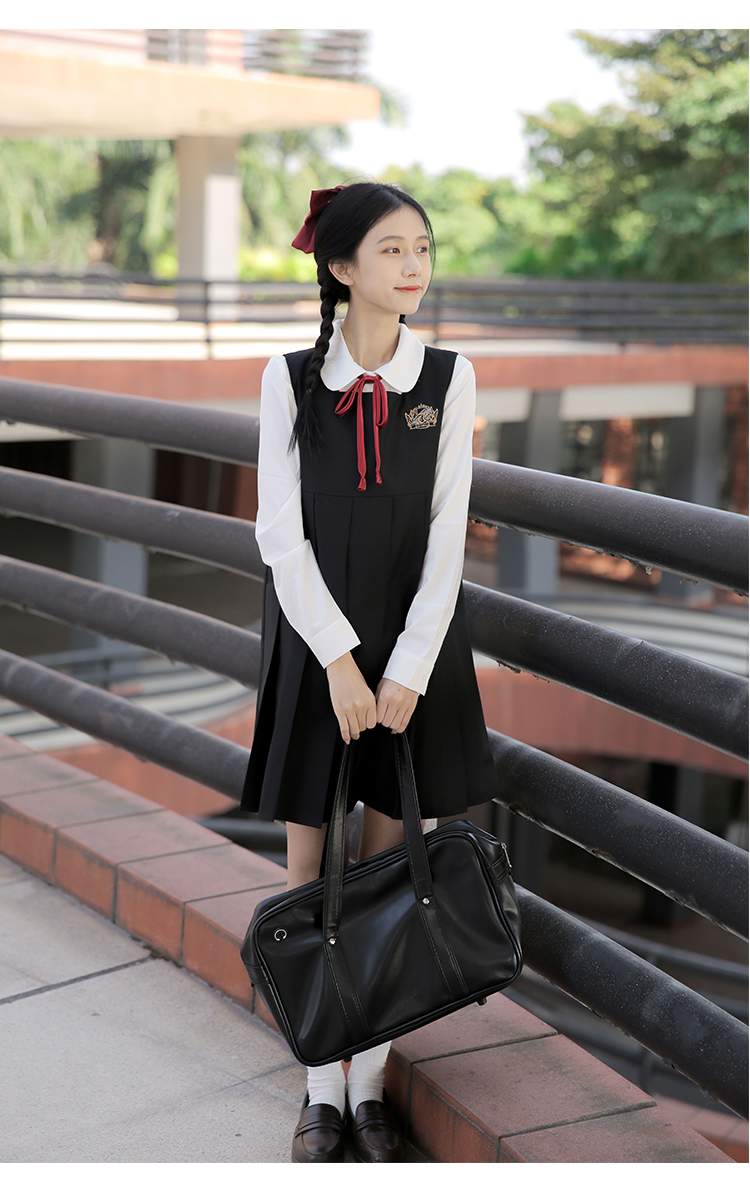 bzmq裙子学生校园风夏高中生套装裙季制服护奶裙少女甜美风初中校班服