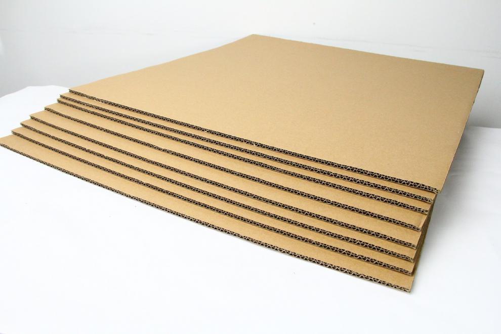 瓦楞纸板卡硬厚纸皮diy手工儿童垫板隔板白色纸板模型板纸壳定制j3 3