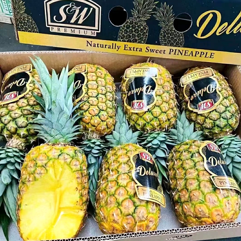 delmonte蜂蜜凤梨菠萝2颗新鲜水果纯甜孕妇当季胜金钻 2.