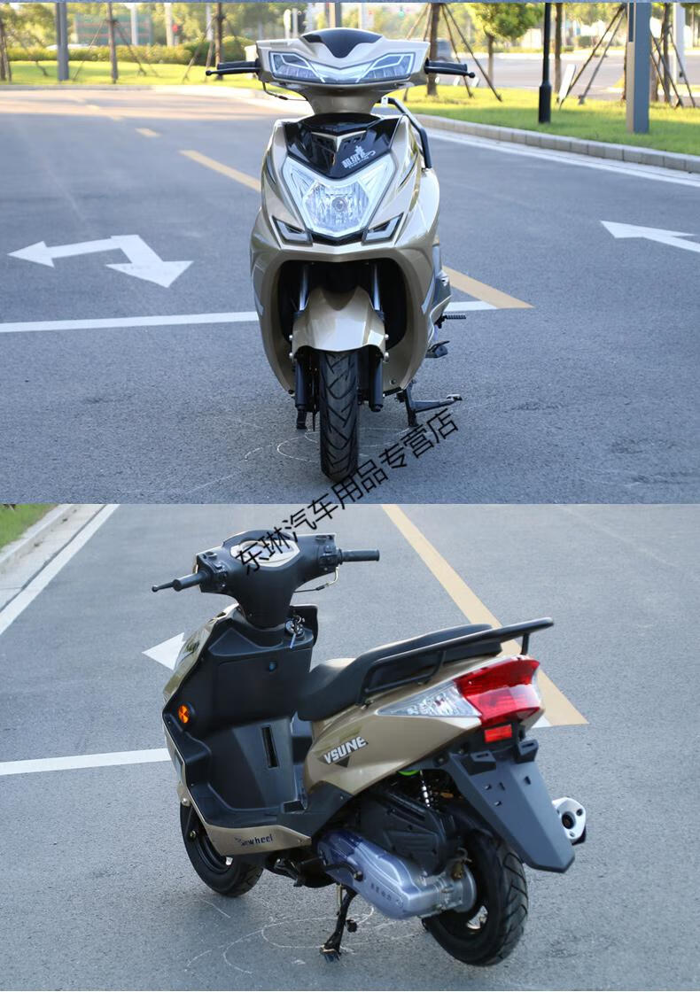 125cc新迅鹰踏板摩托车鬼火燃油小龟助力车可上牌男女省油街车 化油器