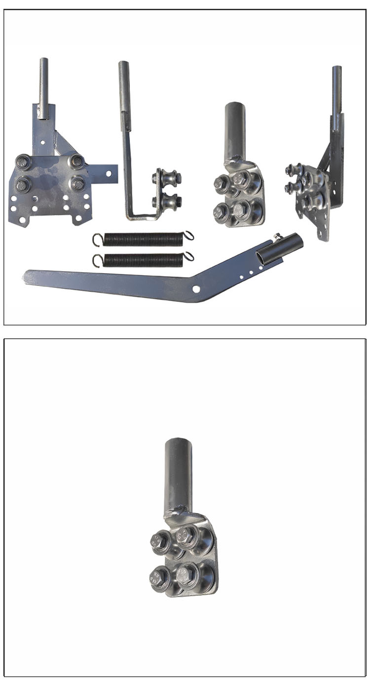 适用于渣土车自动篷布机配件推拉式环保盖滑轮宏昌天马定制圆钢涨紧轮