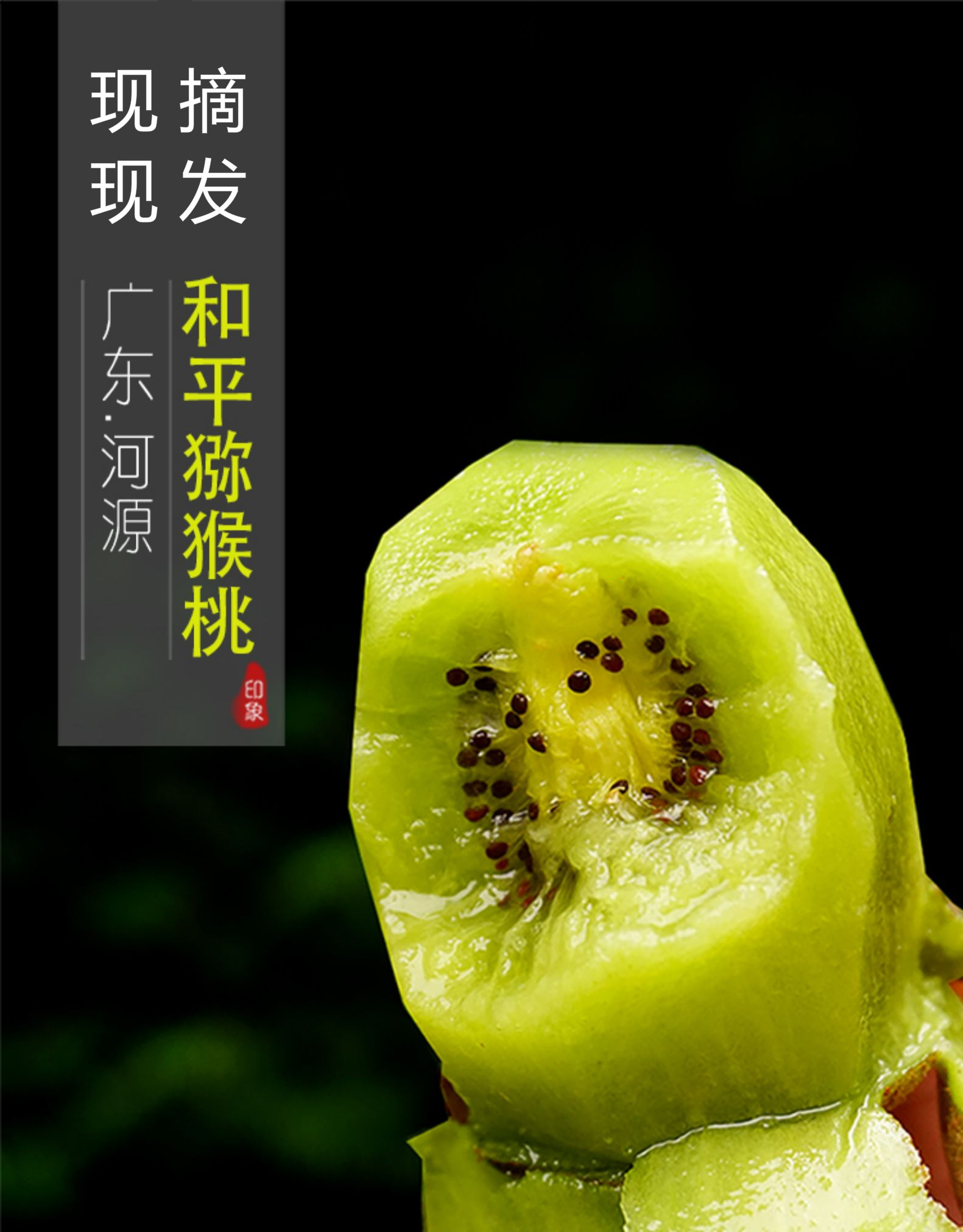 玫栀 广东河源和平猕猴桃绿心香甜奇异果新鲜现摘精选大果 武植3号