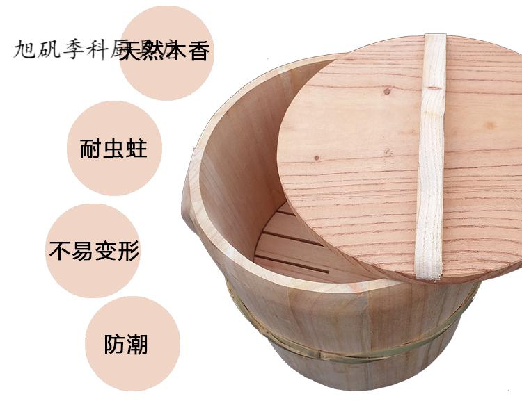 木桶蒸饭木蒸笼家用蒸饭神器木桶贵州小号传统香椿饭煮米椿芽甑正甄子