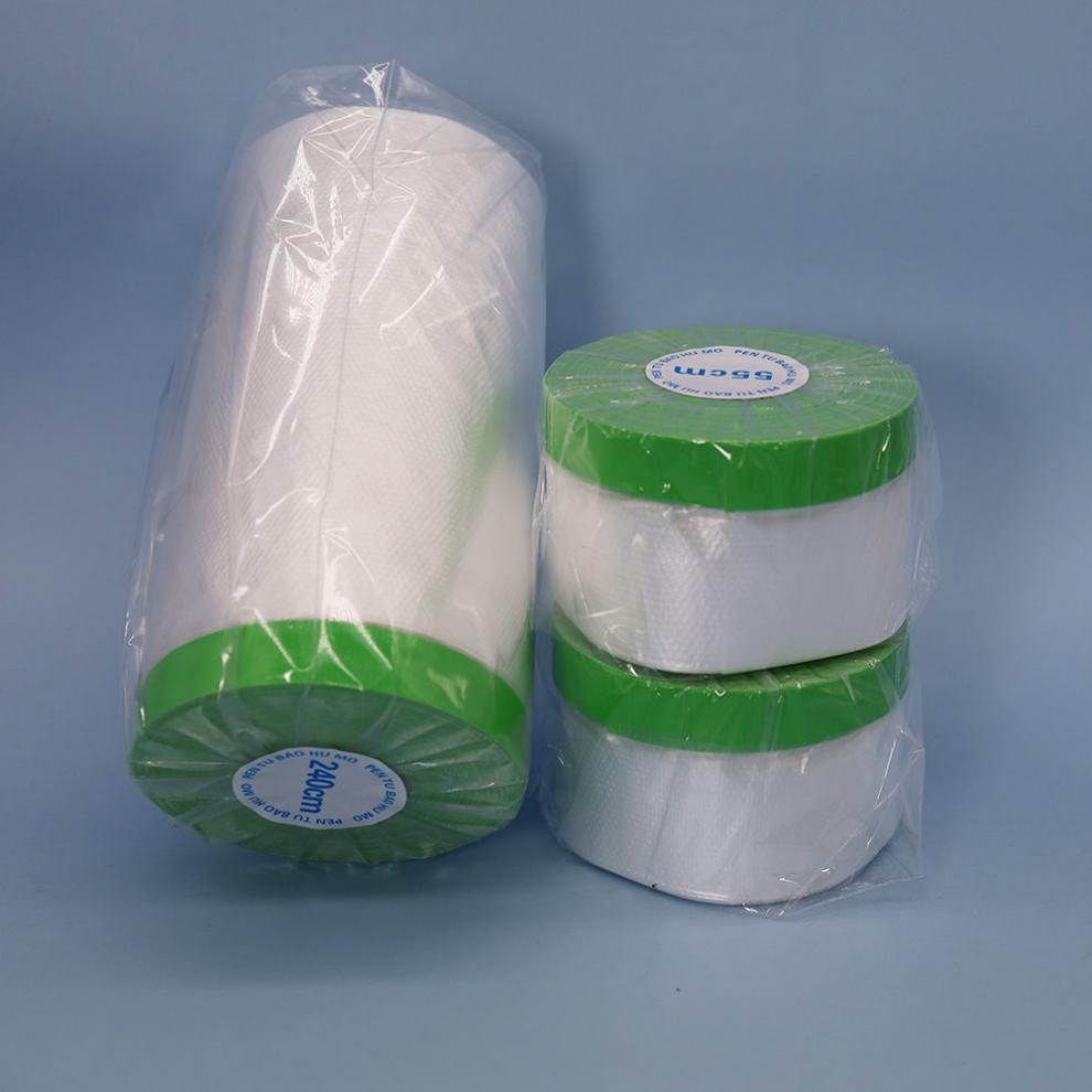 刷漆保护膜遮蔽膜油漆家具防尘外墙真石漆喷漆墙面保护纸牛皮纸喷漆纸