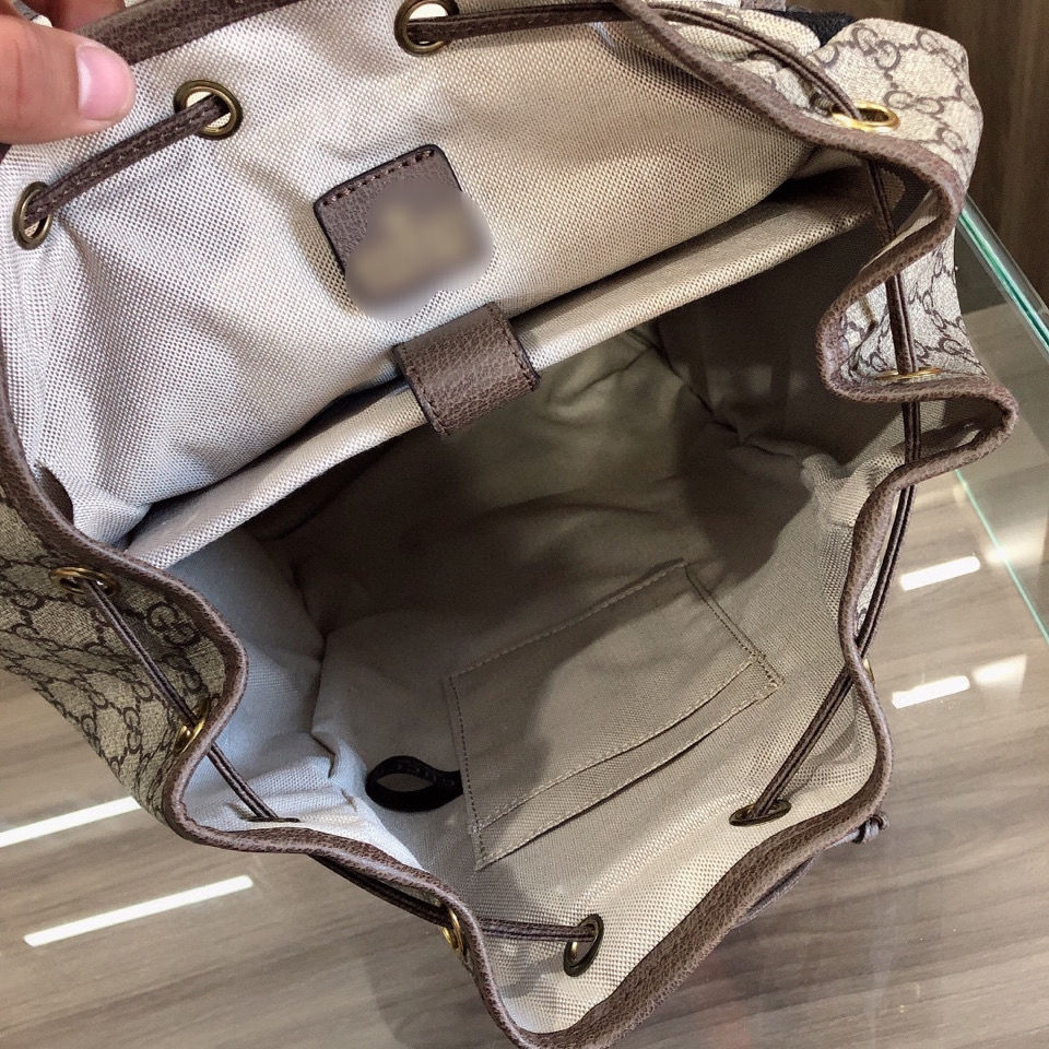 酷奇2021新款双肩包背包旅行包休闲包gg男包包大容量高端印花双肩包