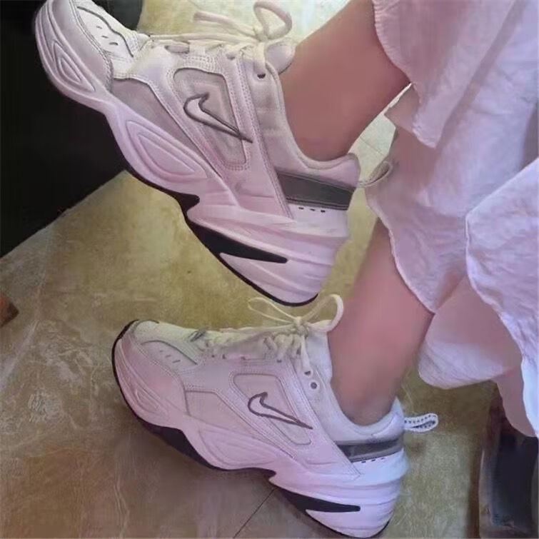 复古增高女鞋m2k老爹鞋情侣小白鞋休闲跑步运动鞋ins潮流百搭跑鞋