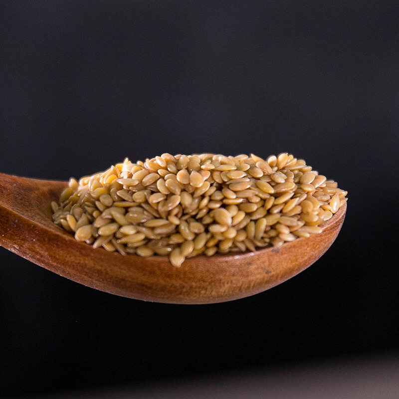 十月稻田 亚麻籽 胡麻籽 亚麻酸 生亚麻籽仁 可榨油 可磨粉 杂粮450g
