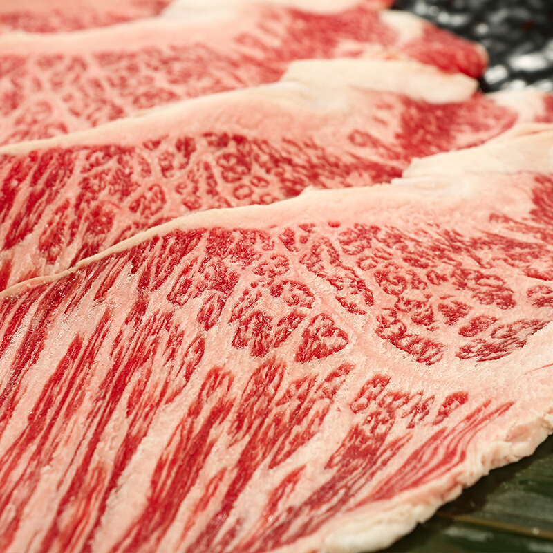 和牛m9上脑火锅卷雪花寿喜锅食材日式关西肥牛片250g