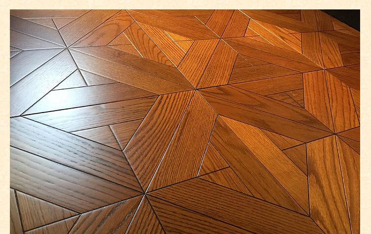 方块锁扣拼花地板红橡木15mm厚多层实木复合地板美式轻奢中式家用