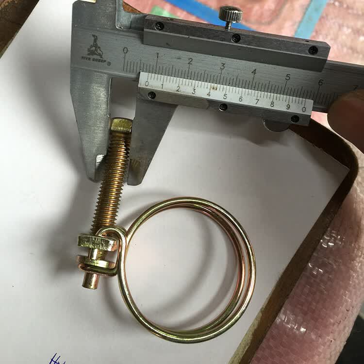 铁丝喉箍卡子双线箍强力卡箍抱箍水管箍管卡水管夹双钢丝卡箍223250只