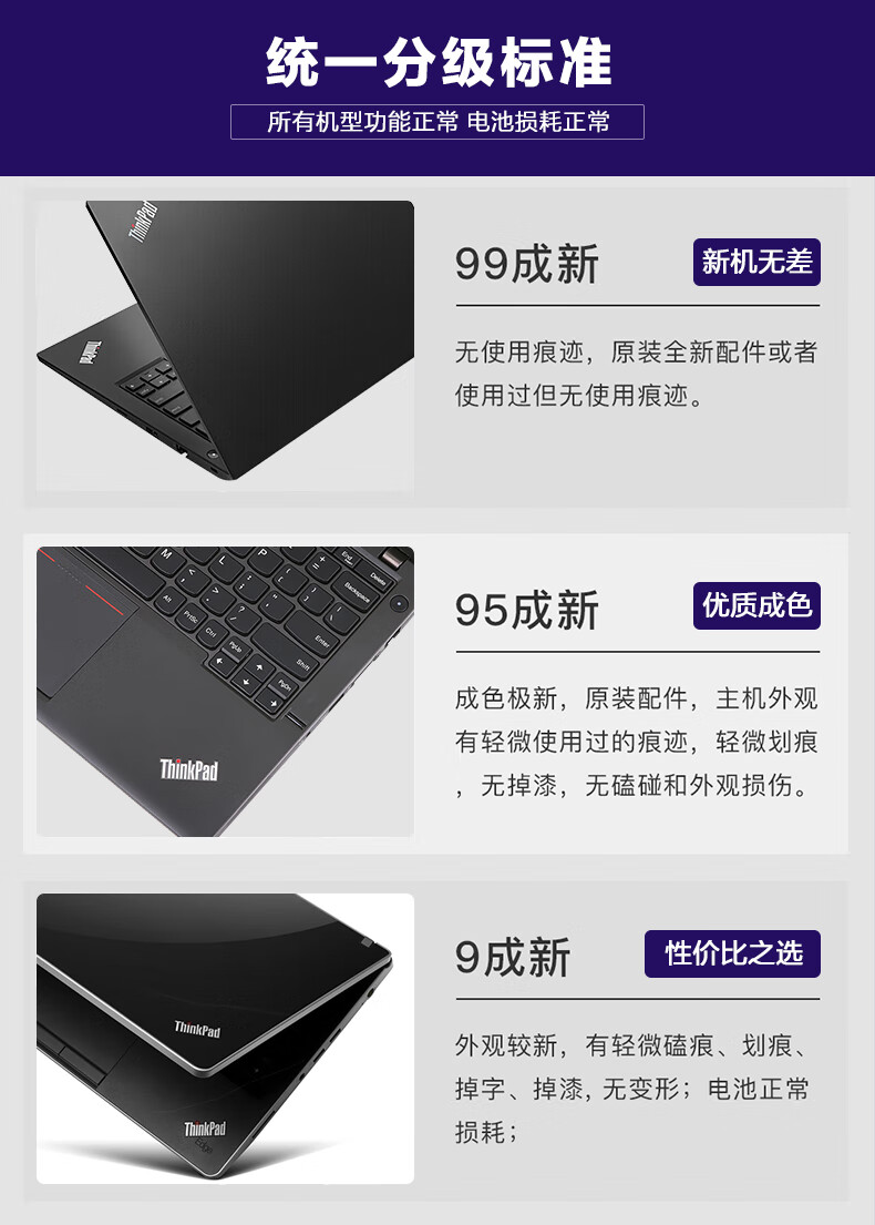 【二手9成新】联想(thinkpad)e480/e460/e580/e570 二手笔记本电脑
