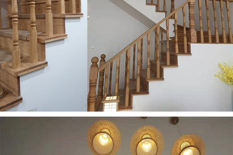 楼梯木踏板 橡木木实木楼梯 板梯踏步板木踏板踏步加工台阶三角板板