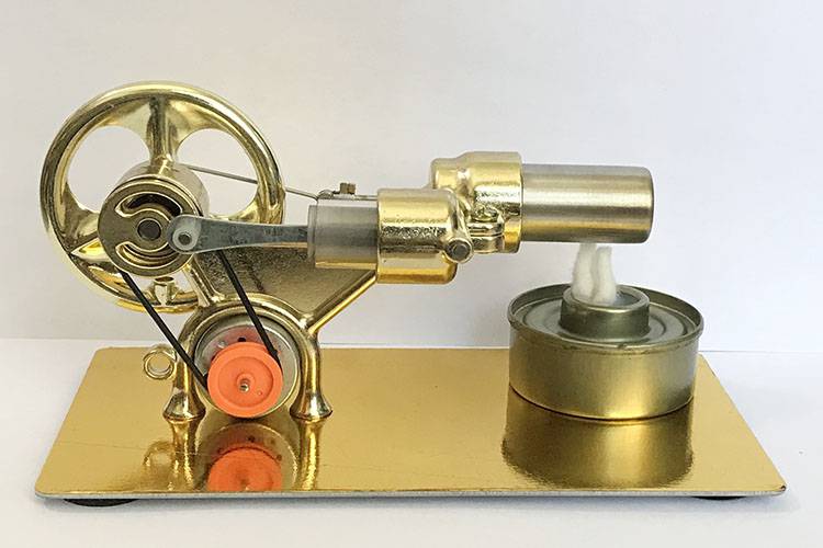 迷你发动机斯特林发动机发微型蒸汽物理科普技科学制作实验玩具模型