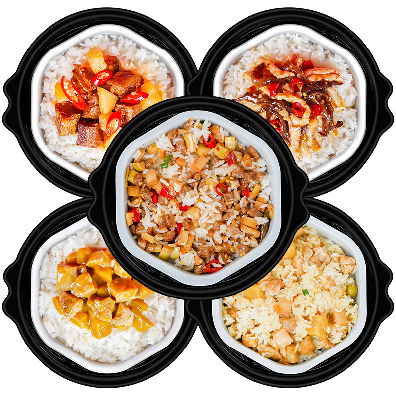 微火自热米饭微火自热米饭煲仔饭6盒套餐便当即食宿舍快餐盒饭炒饭1箱