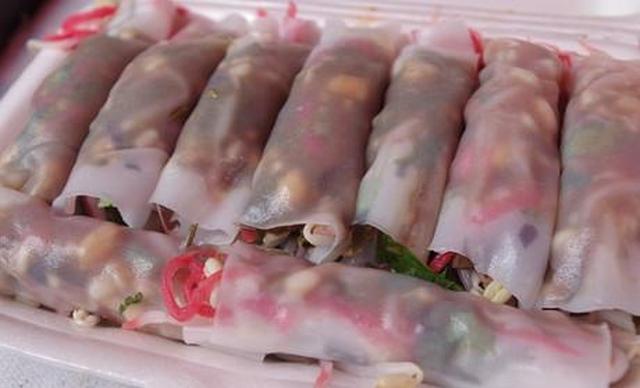 凯偲洽 贵州特产小吃贵阳安顺裹卷米皮凉皮春卷40张裹卷皮含配菜油