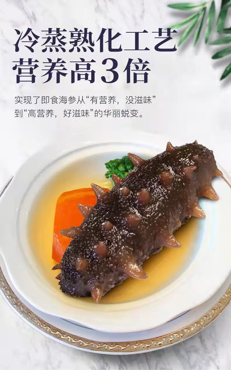 即食海参礼盒 单个装刺参 老年爱:12-18头/斤 1斤装【图片 价格 品牌