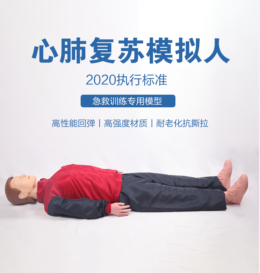心肺复苏模拟人全半身cpr急救训练橡皮人体模型胸外按压操作医学用