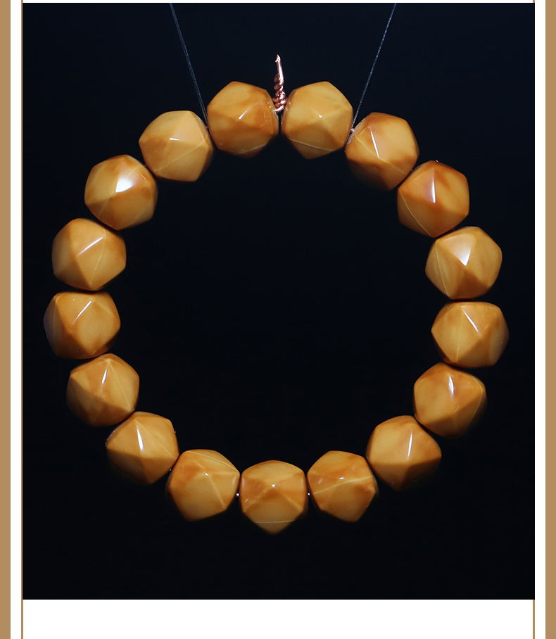 朴春 全品收藏级唐八棱猴头手串 手工雕刻六方核桃冷门文玩佛珠男女