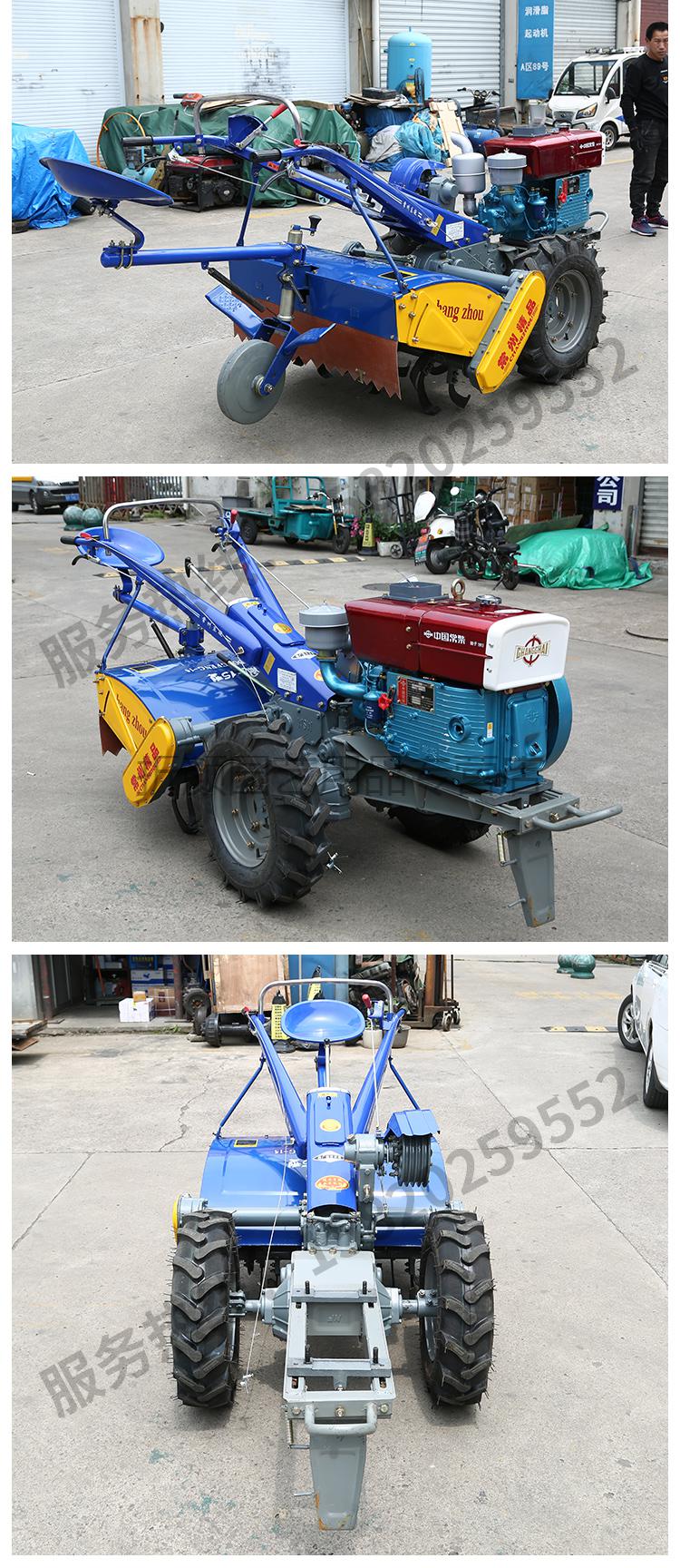手扶拖拉机 常州东风型农用151手扶拖拉机15-22马力旋耕机开沟机水田