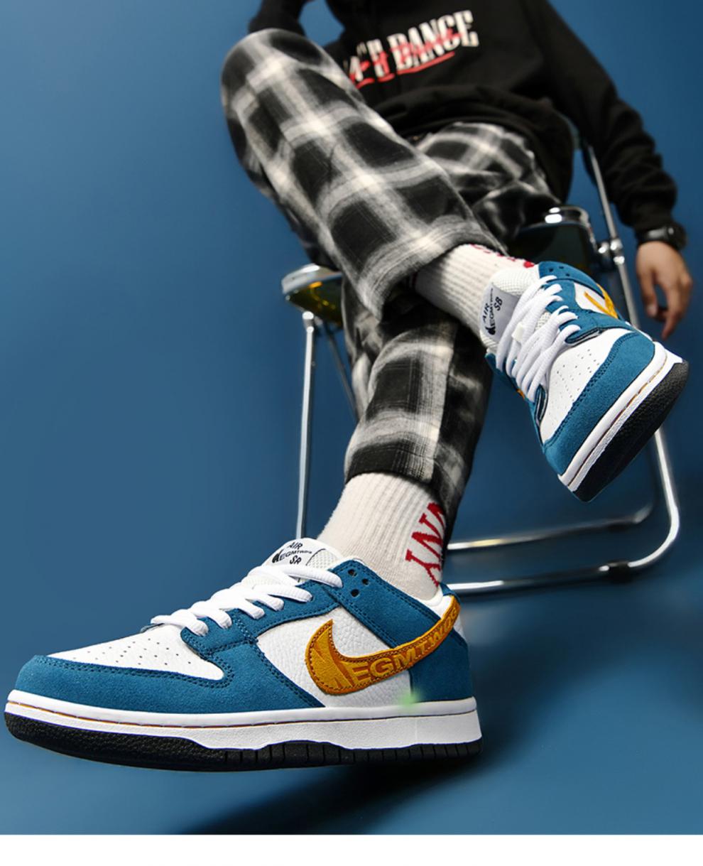 dunk sb冰蓝空军一号情侣低帮潮鞋aj女鞋聨名同款 h27-14红勾 36