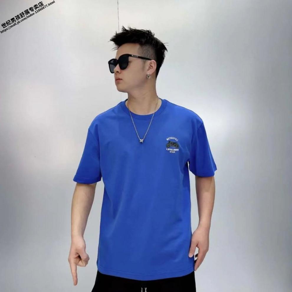boycentury盐系男友风特价夏新款纯棉t恤短袖男潮牌ins抖音同款机车