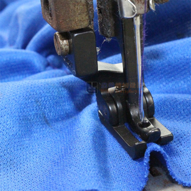 厚料双压脚打邹压脚日星同步车压脚厚料dy车活动双边特殊皮革打皱压脚