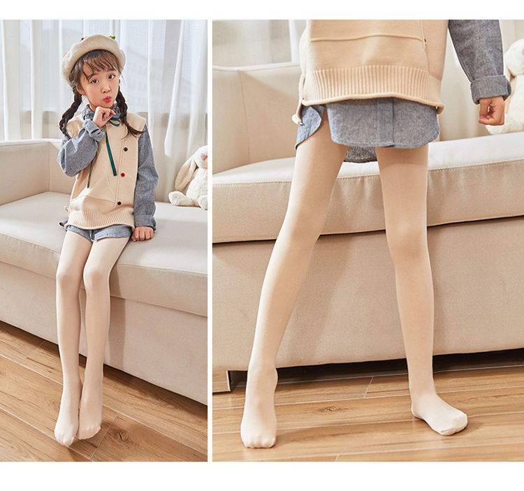 儿童连体袜裤袜小孩子小学生小女孩小女生春秋冬季打底裤女童外穿袜裤