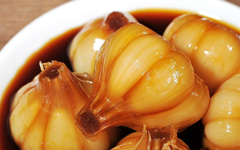 咸蒜头糖醋蒜咸蒜泡菜腌制泡大蒜头自制农家咸菜下饭菜咸菜白蒜头