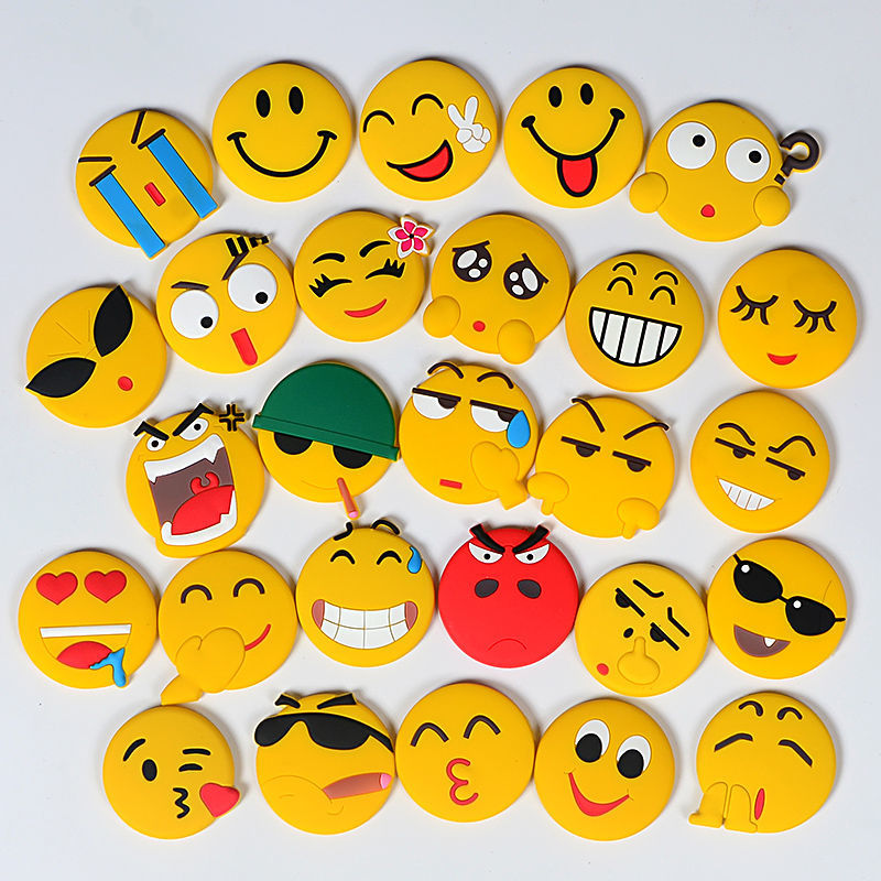 冰箱贴磁贴 卡通可爱表情包创意黑板白板软胶照片留言磁贴吸铁石磁铁